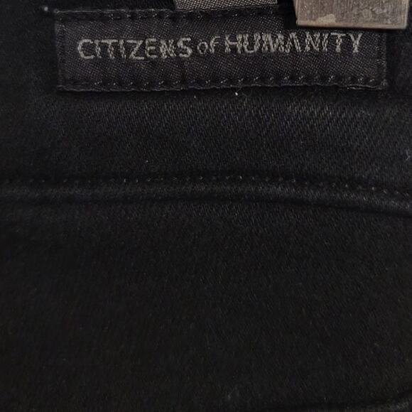Citizens of Humanity COH Rocket High Rise Skinny Jeans Black 24 - Picture 6 of 13